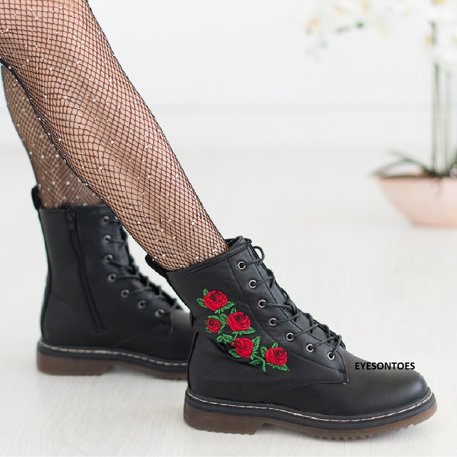 combat boots women punk